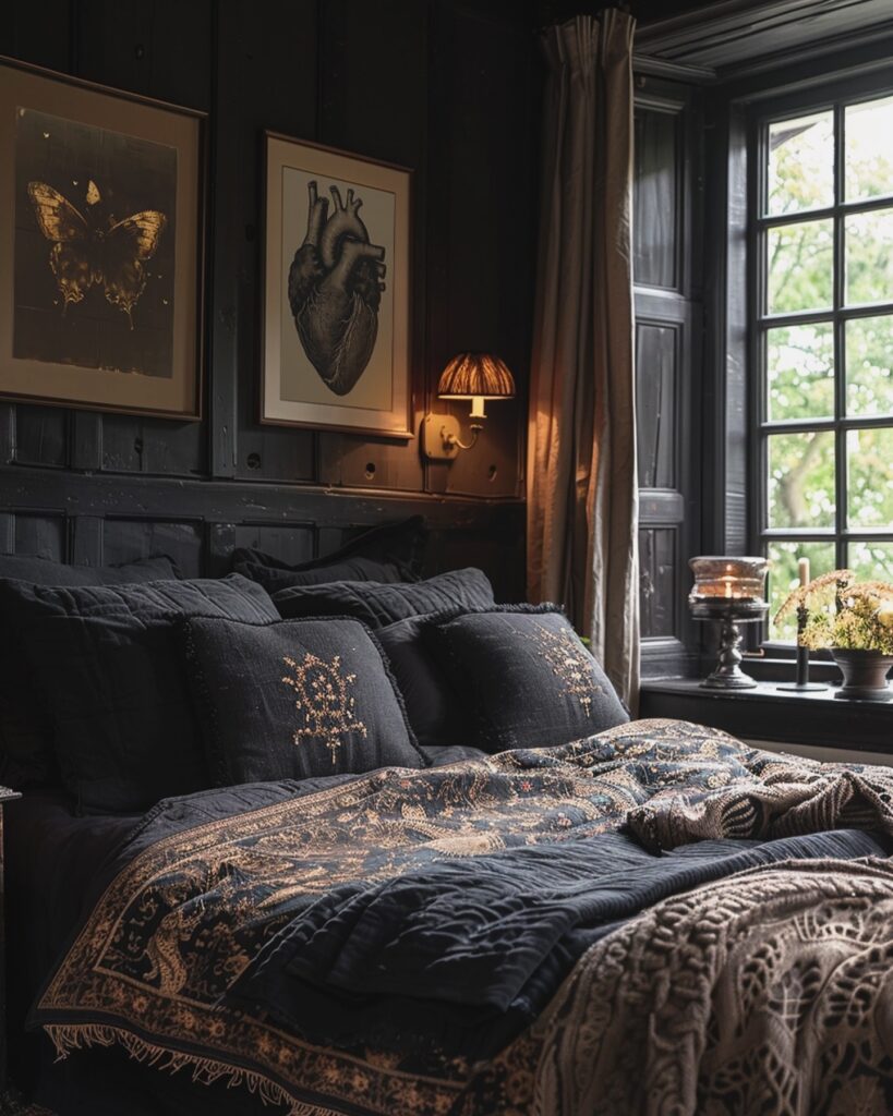 Candlelit Gothic Bedroom