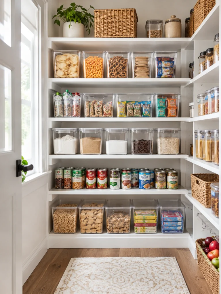 Clear Bin Pantry System