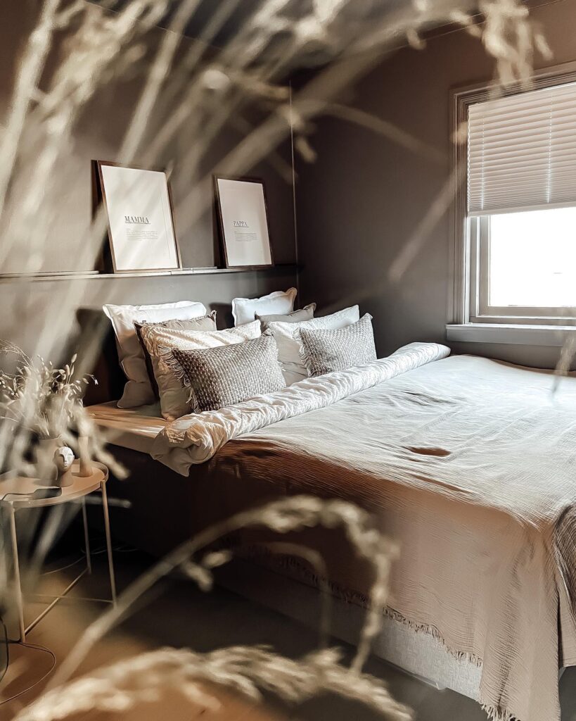 Soft Taupe Romantic Bedroom
