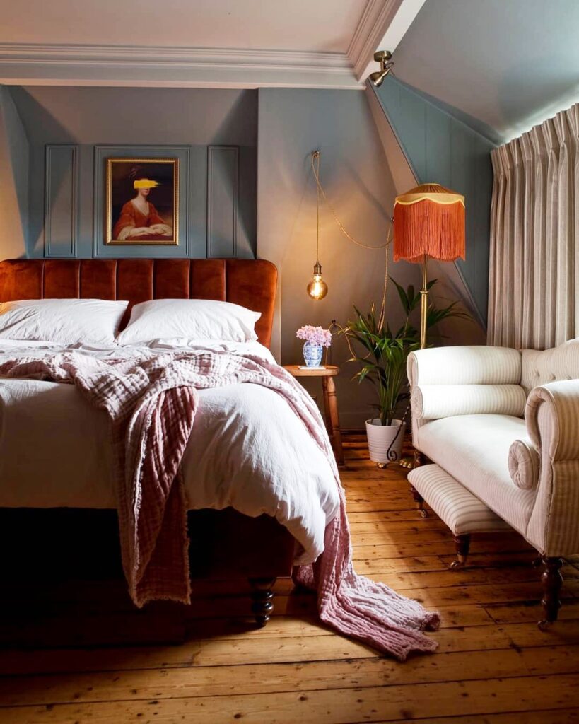 Vintage Attic Romantic Bedroom
