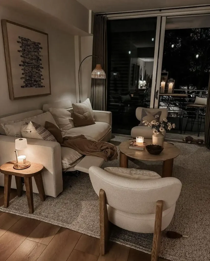 Create a Cozy Evening Setup With Warm Lighting