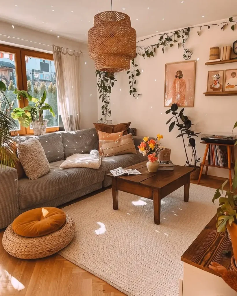 Mix a Soft Sofa With Vintage and Natural Details