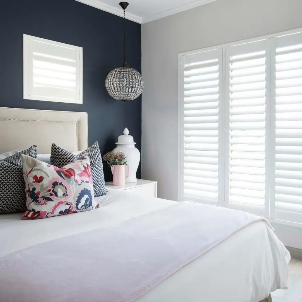 Navy Accent Wall