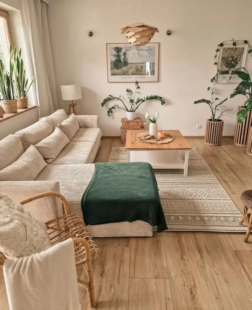 Use an Ottoman as Flexible Extra Seating