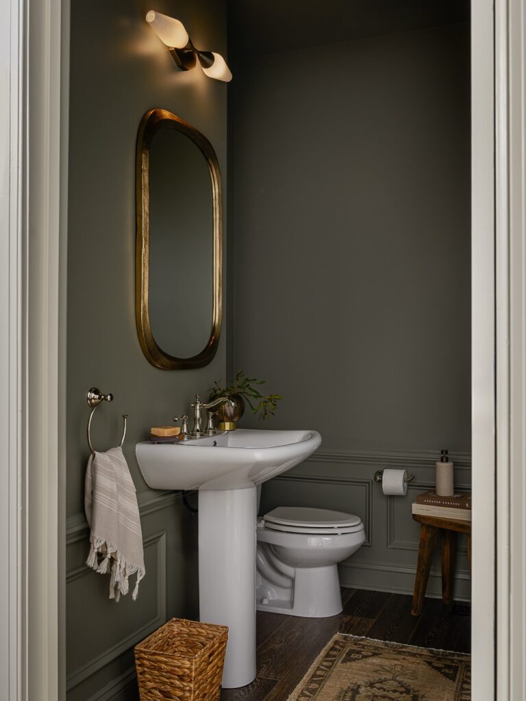 Dark Olive Paneling