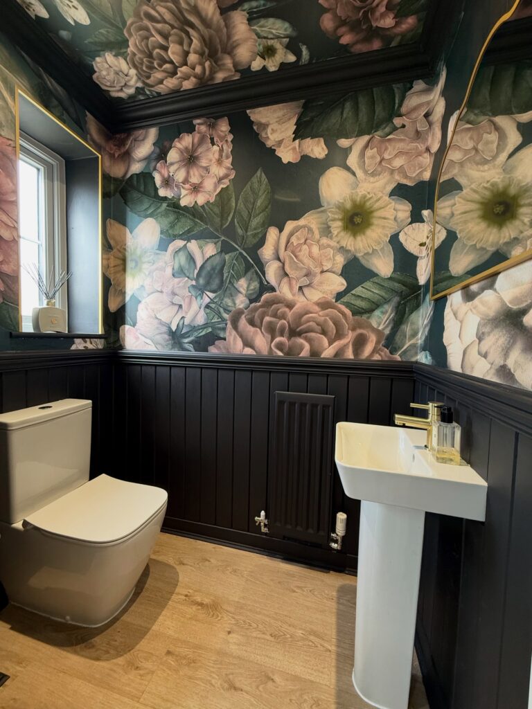Oversized Floral Mural